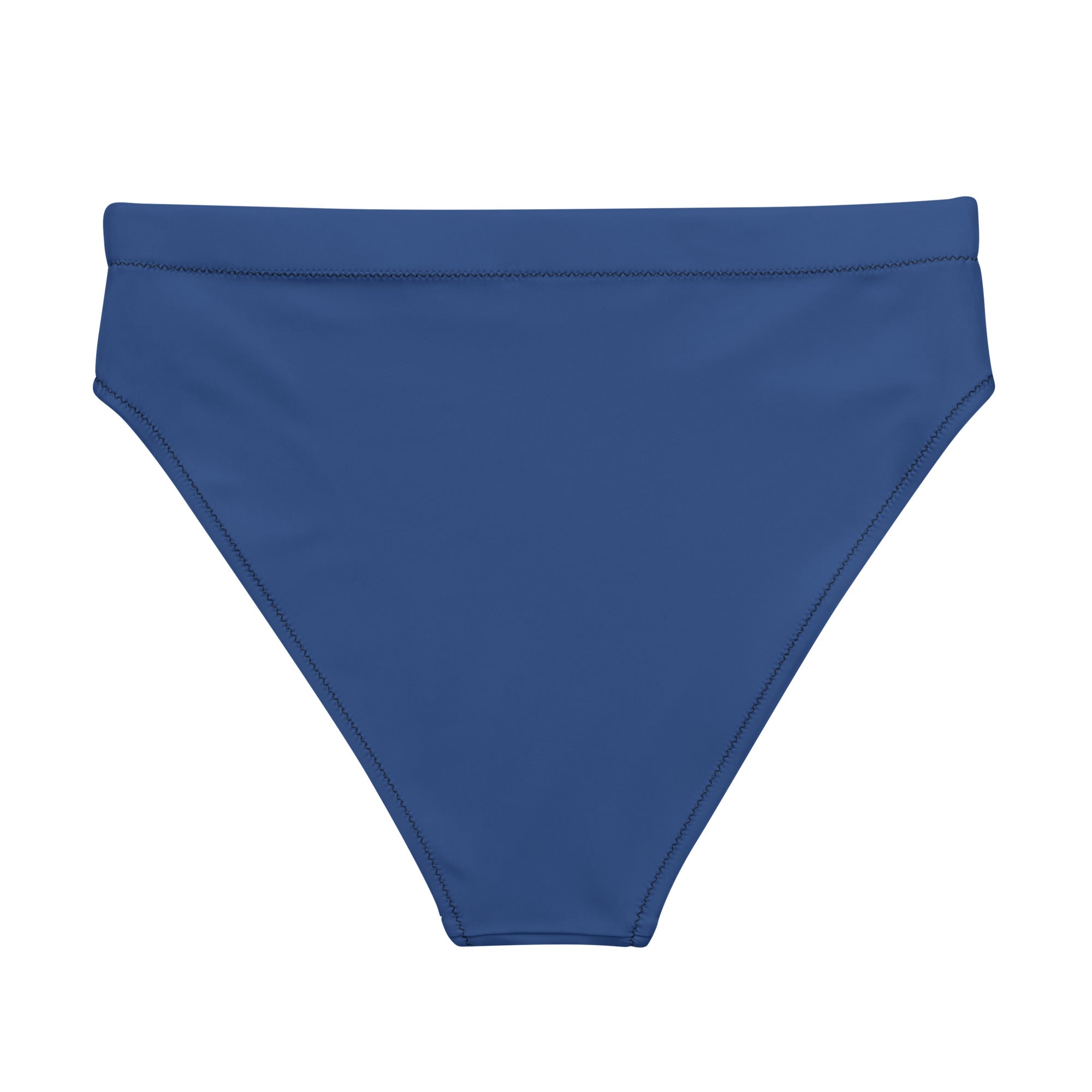 High-Waisted Bikini Bottom - Deep Navy Blue