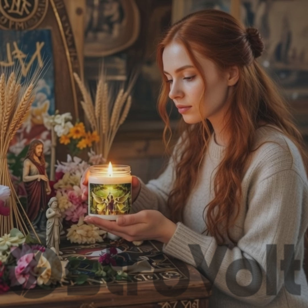 Freyr's Blessing Soy Candle – Virility & Growth Ritual