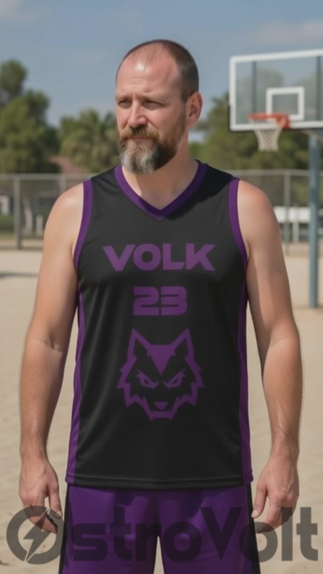 Custom Premium Basketball Jersey - VOLK #23 Wolf Edition