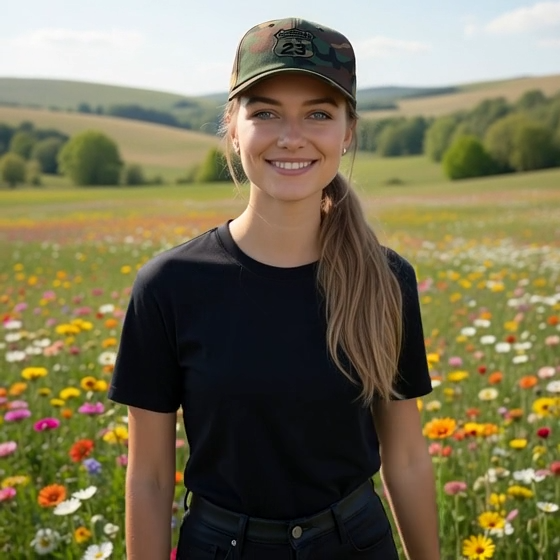 Camo US-23 Michigan Hat – Own the Road, Stay Low-Key